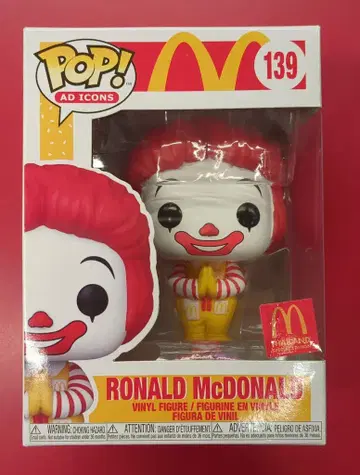 FUNKO POP!/광고 아이콘 로널드 맥도날드 139