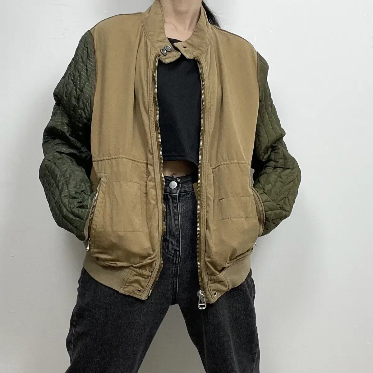 (Free Shipping) Recode Reversible Camo Mix Baracuta Jacket
