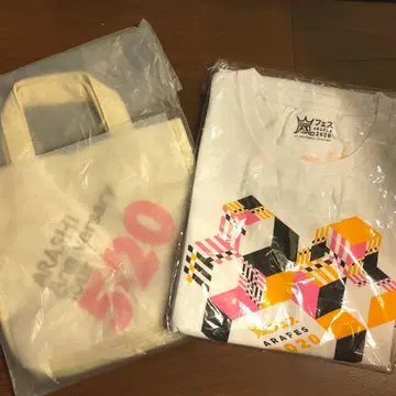 아라시 ARASHI 5x20 ARAFES 2020 미니 토트백 티셔츠