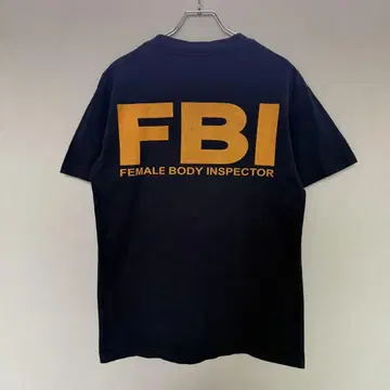 00's FBI ALSTYLE 바디 양면 프린트 티셔츠