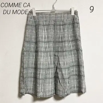 0207 COMME CA DU MODE 꼼사데모드 그레이 스커트 9