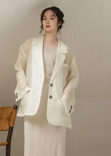 mideal sheer jacket 시어 자켓