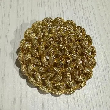 Monet 모네 브로치 골드 플라워 빈티지 웨딩