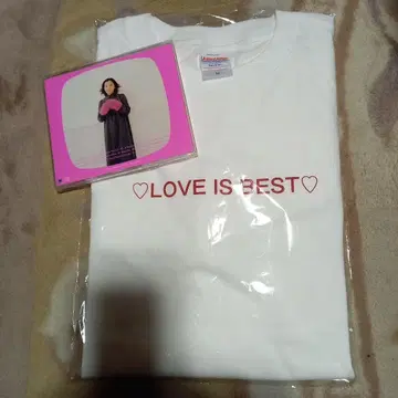 가하라 토모미 콘서트 투어 LOVE IS BEST 티셔츠와 CD 세트