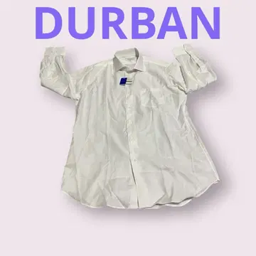 새상품 DURBAN 42-78 긴팔 와이셔츠 화이트