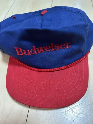 Budweiser 버드와이저 워크 캡 파랑 빨간색