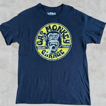 Gas Monkey Garage 티셔츠 L 사이즈 BLK