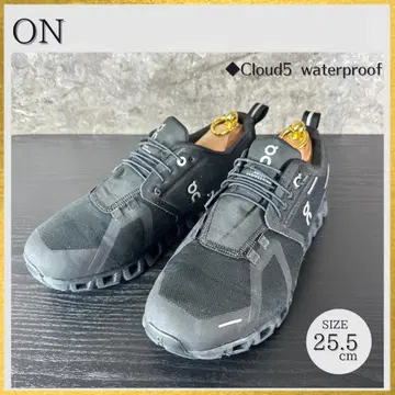 S215 컨디션 최상 ON Cloud5 방수 스니커즈 블랙 25.5cm