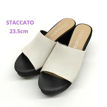 STACCATO 웨지솔 샌들 23.5cm 7731