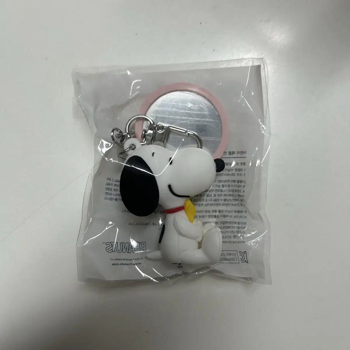 바닐라코 스누피 거울 키링