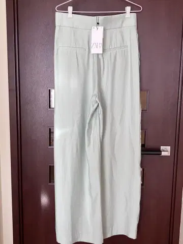 자라 민트 그린 와이드 팬츠 택 포함 새상품