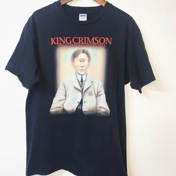 킹 크림슨 유럽 투어 반팔 밴딩 티셔츠