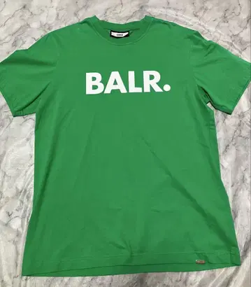 BALR. 보러 그린 로고 반팔 티셔츠 XL 사이즈