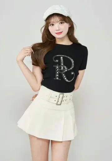 Darich 다리치 DR 비쥬 리브 니트 탑