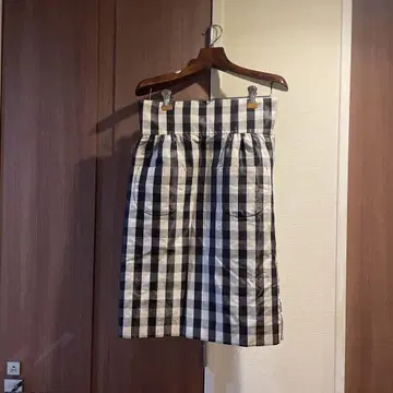 라 토타리티 하이웨스트 깅엄 타이트 스커트