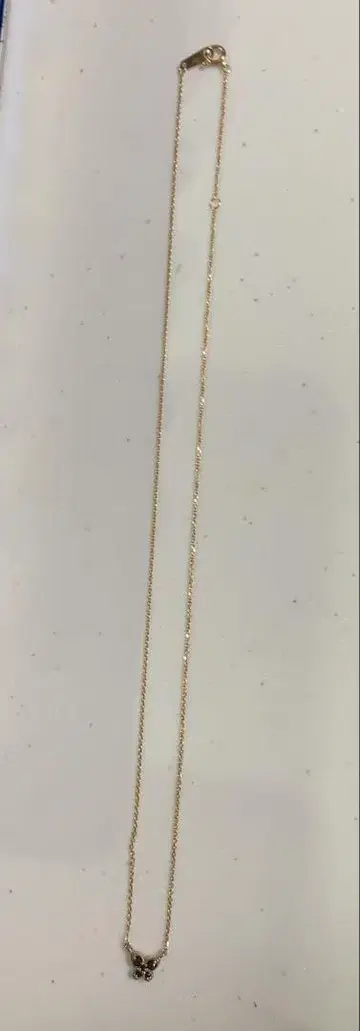 나비 목걸이 k10 PG 리버서블 다이아 블랙 다이아 LIEGE