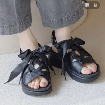 니코앤드 오리지널 W 레이스업 샌들