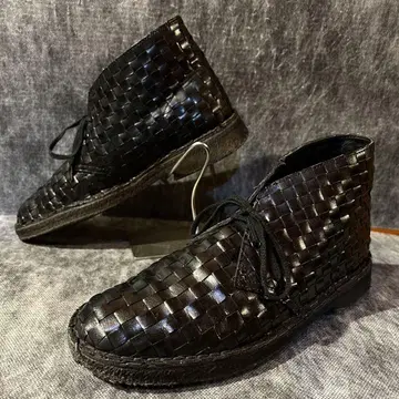 Clarks 데저트 부츠 인트레차트 27cm 정도 블랙 가죽 신발