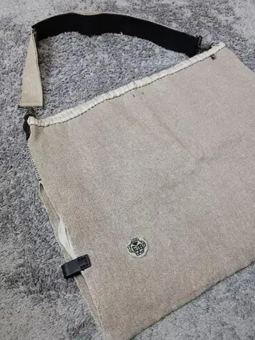 ebagos 에바고스 린넨 캔버스 숄더백 대