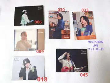 Mrs.GREEN APPLE TAIBAN LIVE 포토 카드