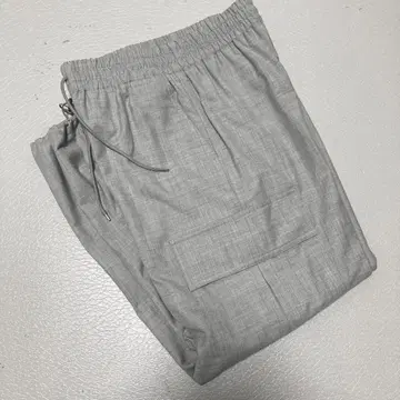 PLST 울 블렌드 파라슈트 팬츠 M