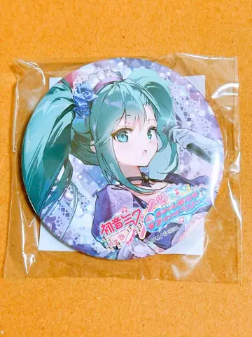 세가 럭키 쿠지 하츠네 미쿠 러브 앤 베리 D상 캔뱃지