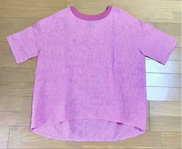 새상품 maillot 마이요 린넨 셔츠 핑크