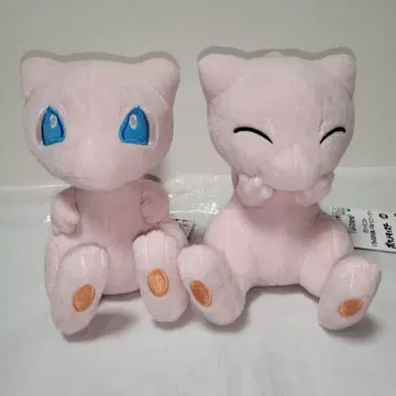 포켓몬스터 다양한 표정의 봉제 인형 ~뮤우~ 2종