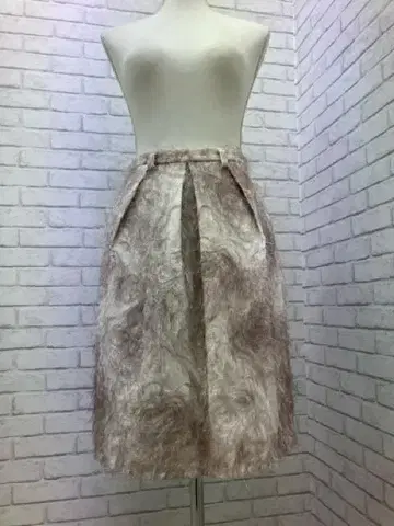 (K05402) RENE TISSUE 르네 샤기 타이다이 스커트 36