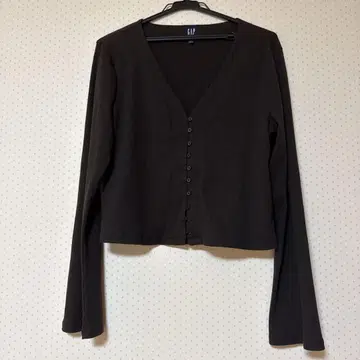 GAP 다크 브라운 V넥 가디건 XL