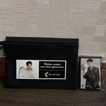 이민호 CELL RETURN 블랙 컬러 파우치와 거울 세트