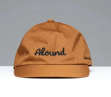 Alound COTTON LOGO CAP (BROWN) 자수 로고
