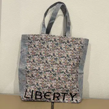 미사용 새상품 Liberty London] 미셸 블루 꽃무늬 토트백
