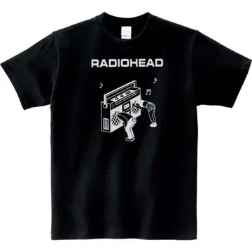 RADIOHEAD 티셔츠 새상품 블랙 XL 레이디오 헤드