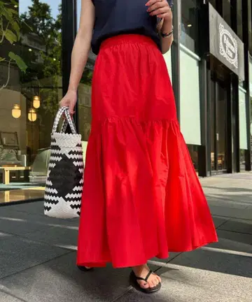 doudou 메모리 티어드 스커트