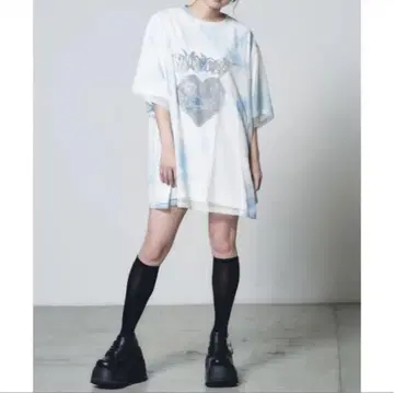 whinny 시어 셔츠 바다 속의 whinny 시어 탑 블루