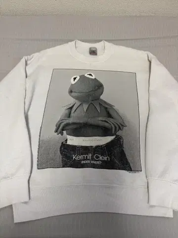 90s Kermit Clein 맨투맨 캘빈클라인 패러디