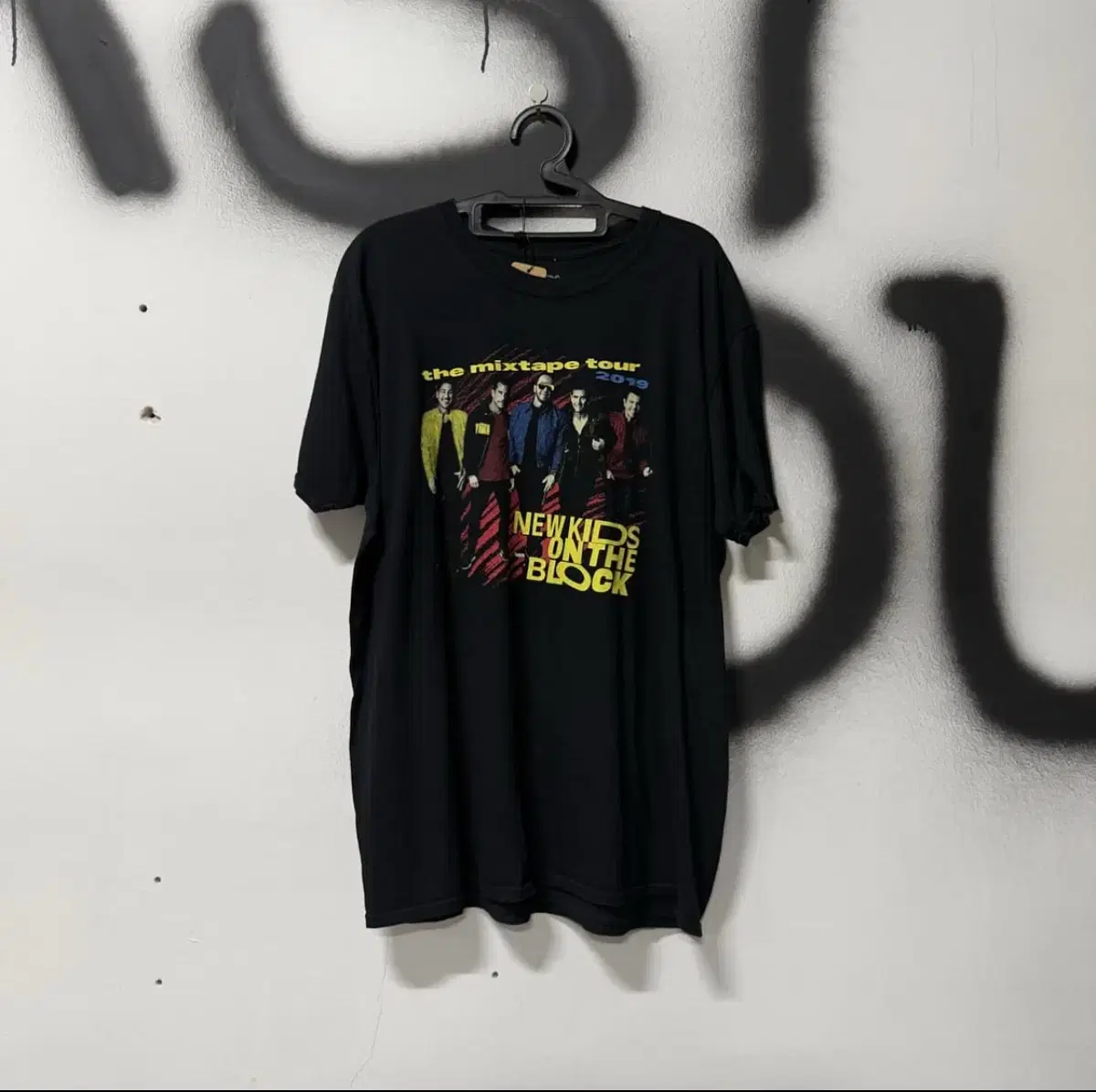 New Kids on the Block 2019 Tour Commemorative Full Printing Rock Short Sleeve T-Shirt