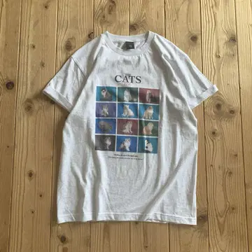 fig london 피그 런던 고양이 티셔츠 애쉬 그레이 M 사이즈
