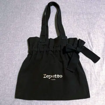 레페토 Espoir Bag 복조리 토트백 리본 블랙 검정