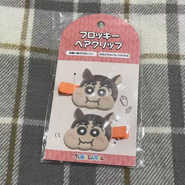 크레용 신짱 플로키 헤어 클립 다람쥐