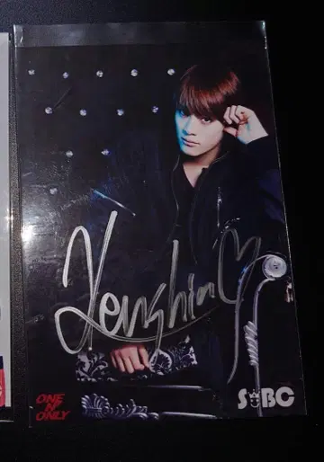 완엔 KENSHIN 켄신 브로마이드 사인