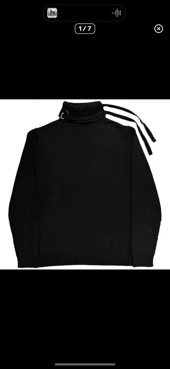 Raf Simons Double Strap Turtleneck Knit