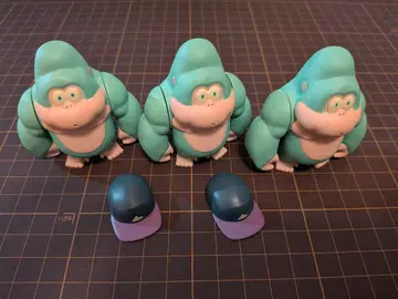 MONKEY CRAB 피규어 컬렉션 3개 세트