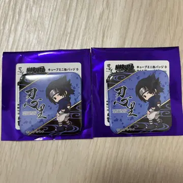 니지겐노모리 한정판 시노리 캔뱃지 우치하 사스케 NARUTO