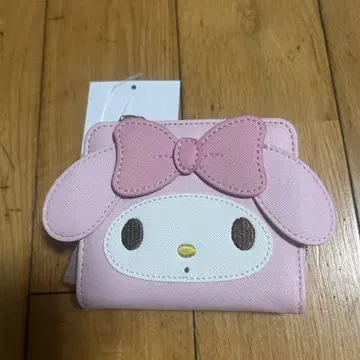 마이 멜로디 귀가 달린 접이식 지갑 핑크