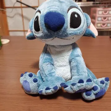 스티치 봉제 인형 약 20cm 오르골