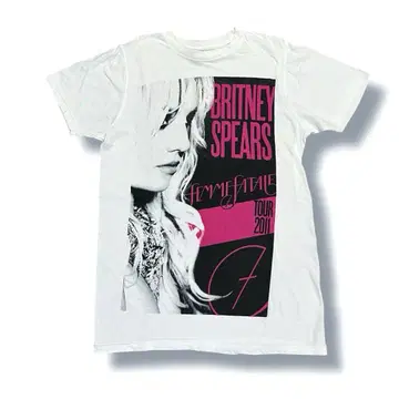 브리트니 스피어스 2011 미국 투어 티셔츠 00s Y2K 사운드 아이템