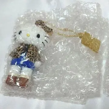헬로키티 전 시크릿 마스코트 참 레오파드 무늬