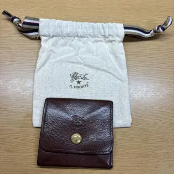 IL BISONTE 브라운 코인 케이스